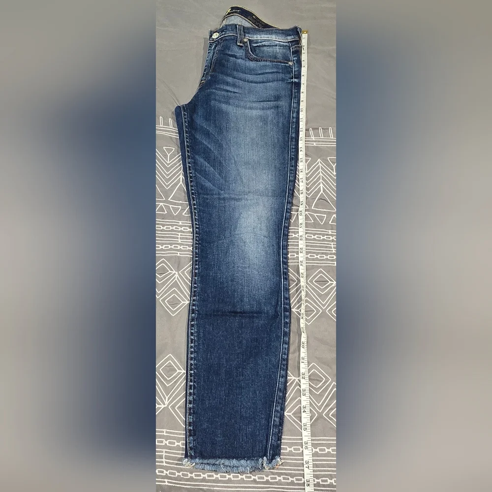 7 For All Mankind The Ankle Skinny Jeans Size 28 - Picture 2 of 8